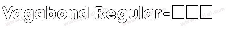 Vagabond Regular字体转换